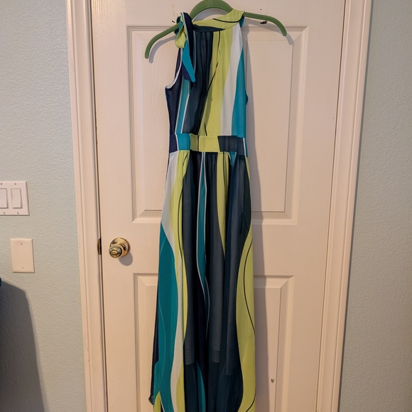 Elegant Multicolor Maxi Dress - Picture 2 of 7
